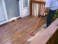Town House Deck Staining