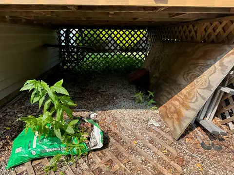 Under the Deck before
